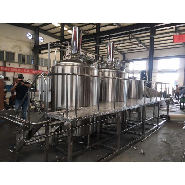 500L 1000L Micro Beer Brewing Equipment , Microbrewery Equipment Long Life