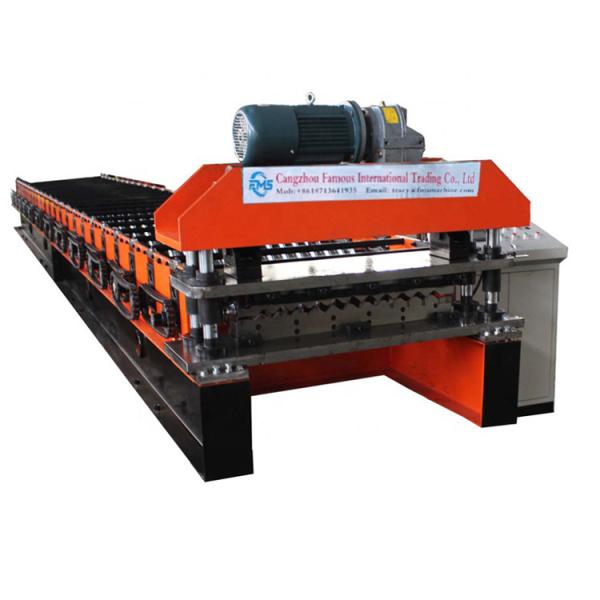 Triple Layer 3 Layer Roofing Sheet Making Machine With 18 Stations
