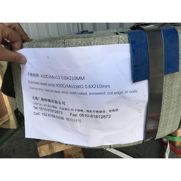 EN 1.4120 X20CrMo13 Stainless Steel Cold Rolled Precision Steel Strip