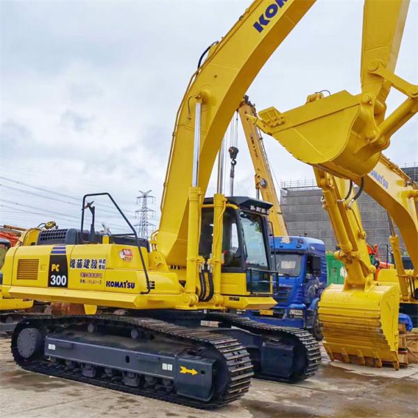 30 Ton Used Komatsu PC300 Excavator with Original Hydraulic Cylinder in Good Condition