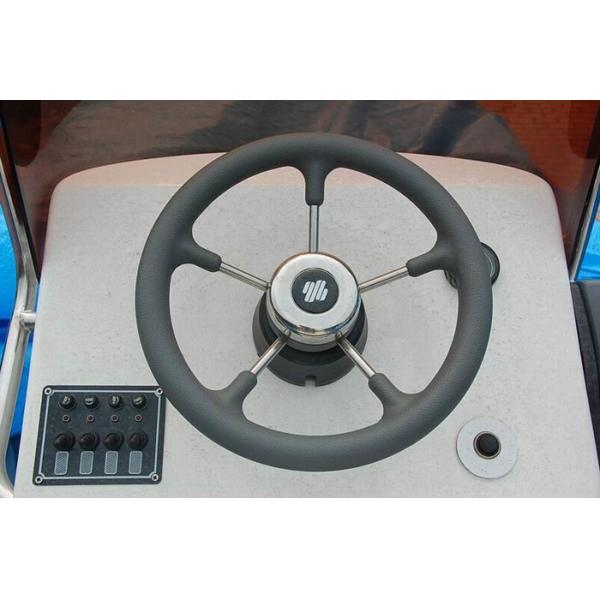 Sailboat Steering System Stainless Boat Steering Wheel For  Exciting Driving