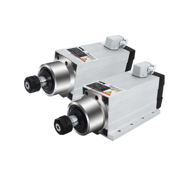 Flange 2.2kw 24000rpm Refrigerador de ar CNC Motor de fuso para obras de construção 8A corrente