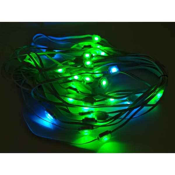 12V SMD5050 Point Light Christmas Decorative Outdoor Eave Lights RGB LED Outdoor String Pixel Light