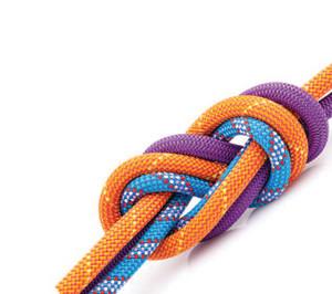 2-20mm Diameter Nylon Rope for Square Dancing Solid Rainbow Color Gymnastics Rope