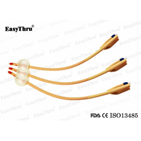 Dufour Tip Reinforced Latex Foley Catheter 50ml-80ml Balloon 3 Way Covelaire Tipe