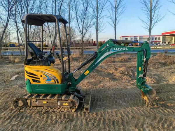Qualité utilisée Doosan DH220-9E Excavateur de 22 tonnes Service complet Histoire de l'exploitation minière Construction