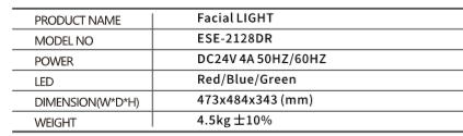 Skin Rejuvenation Home Use Beauty Device 7 Colors PDT LED Light Therapy Phototherapy