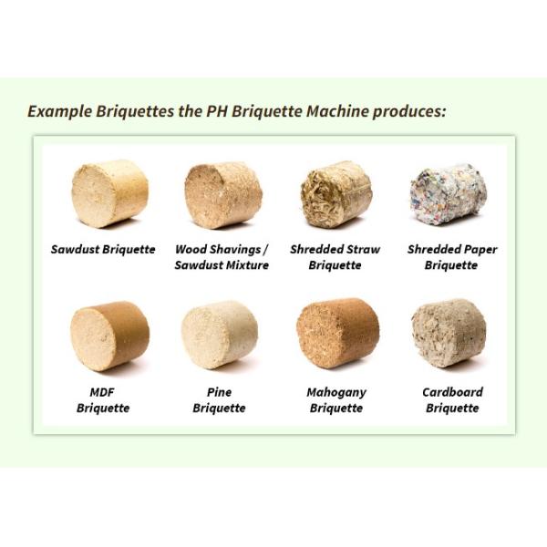 Гидравлический брикетный пресс для пиломатериалов с низким весом 800 кг