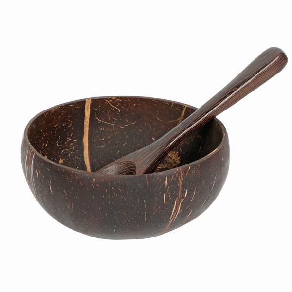 Natural Coconut Shell Bowl Return refunds Full Payment Fruit Bowl Yogurt Bowl