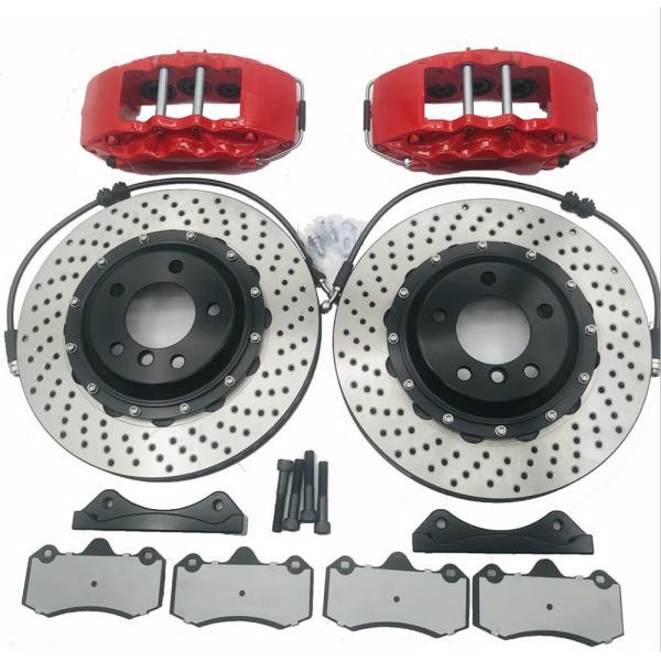BMW Red Brake Caliper Covers For 355x32mm Disc Drilled Slot