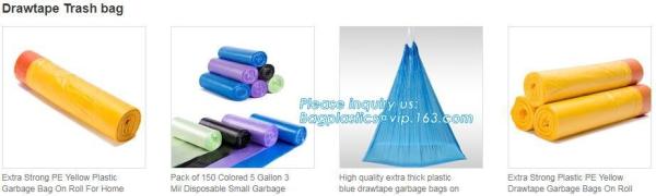 indoor/outdoor waste bags Rubbish Black Bag Trash Can Liners for Kitchen Home Bathroom Bedroom Toilet Office Rubbish Bin