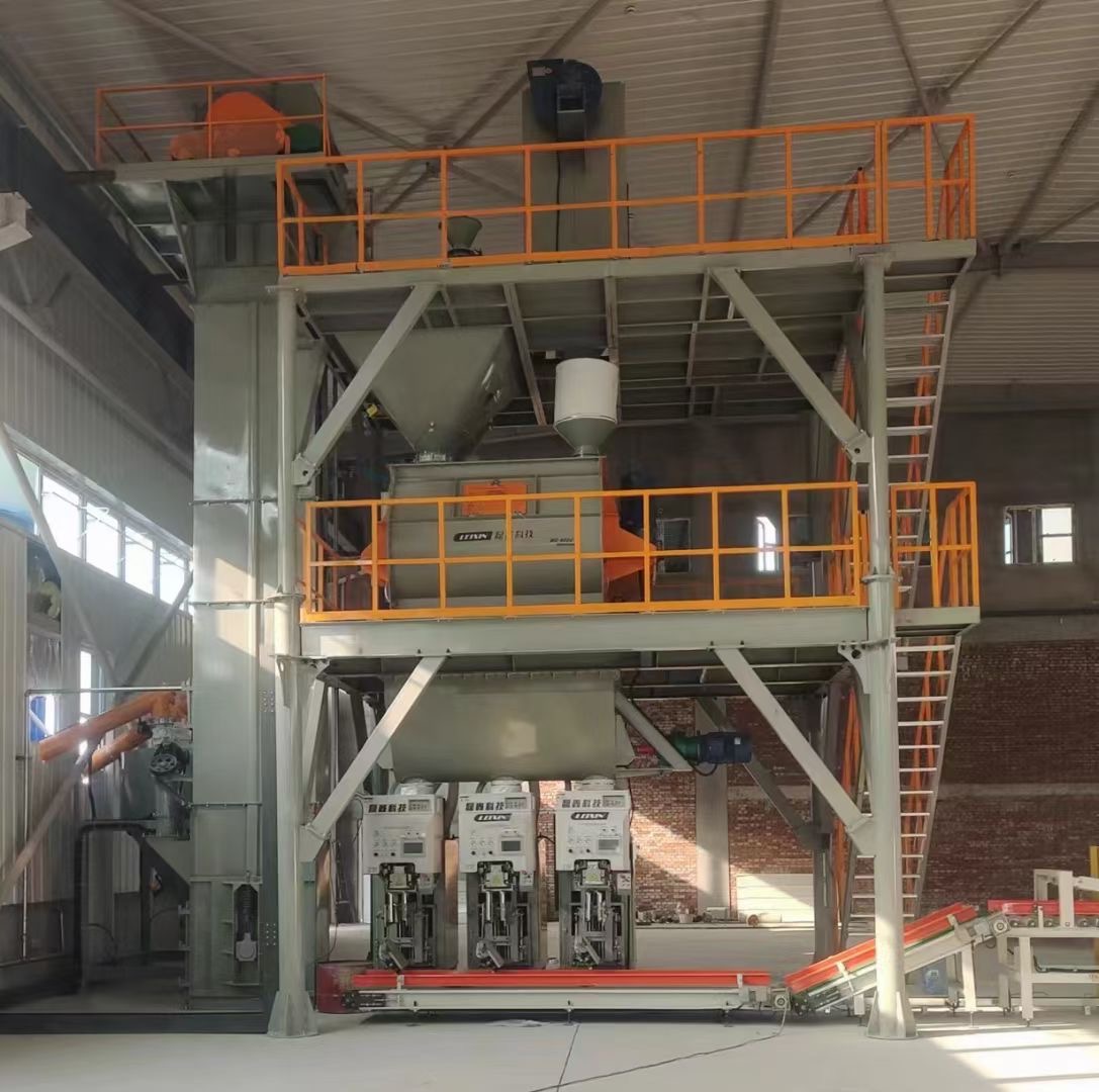 Automated Dry Powder Mortar Factory Tile Adhesive Production Line