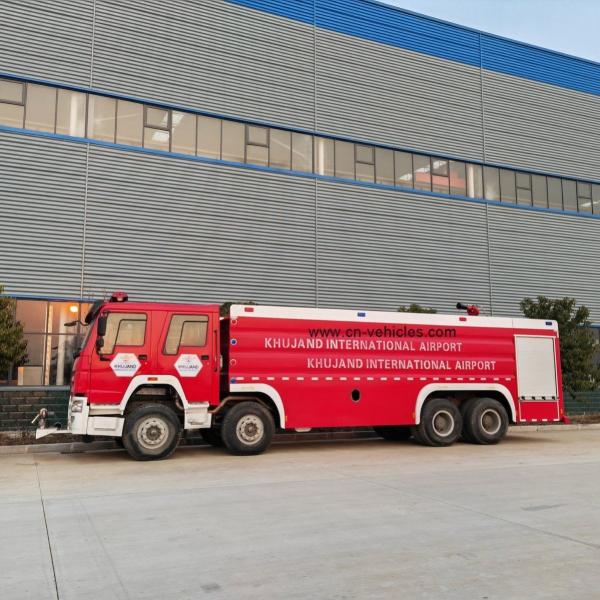 HOWO 12 Wheels 8X4 Water Rescue Fire Truck 351hp-450hp Fire Engine Fire Truck