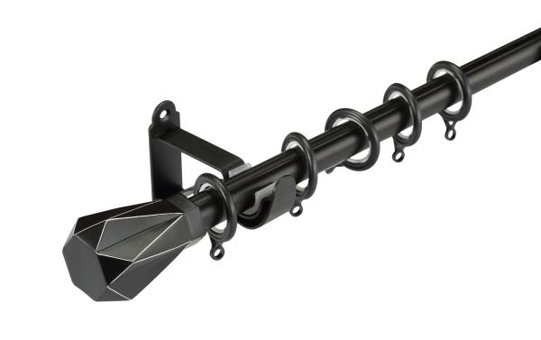 0.5mm 0.6mm Metal Bracket Adjustable Double Pipe Curtain Pole