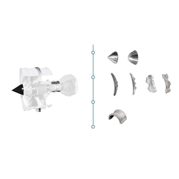 Customizable Commercial Aircraft Engine Blades AS9100 Compliant