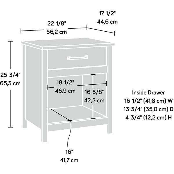 Solid Wood Nightstand with Storage Drawer Custom Size Sofa Side End Table Bedside Table