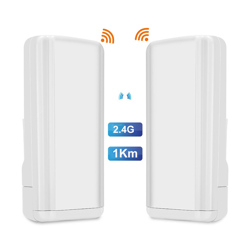 мост 2.4g точкаое-точка PoE 1km 300Mbps Wifi долгосрочное