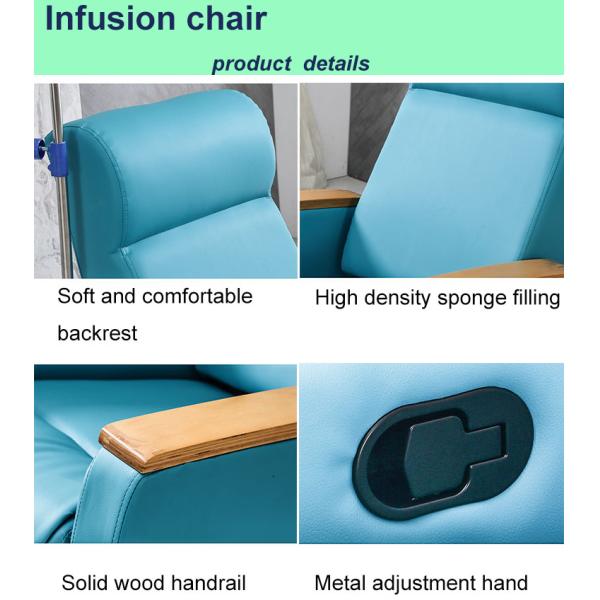 Регулируемые ручные стулья Реклинер диализа с ИВ поляком на рицинусах