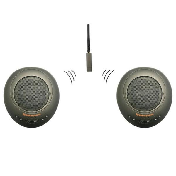 wireless batery daisy chain 2x microphone USB Omni-directional Conference Microphone for Conference Room Equipment