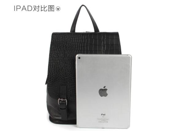 New College Wind Double Womens Fashion Rucksack Female Student Embossed Clamshell