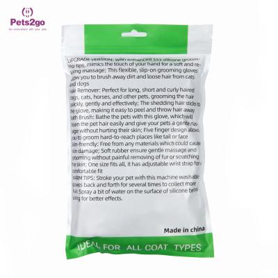 Animal de estimação da remoção 23*17cm do cabelo do silicone que banha a ferramenta