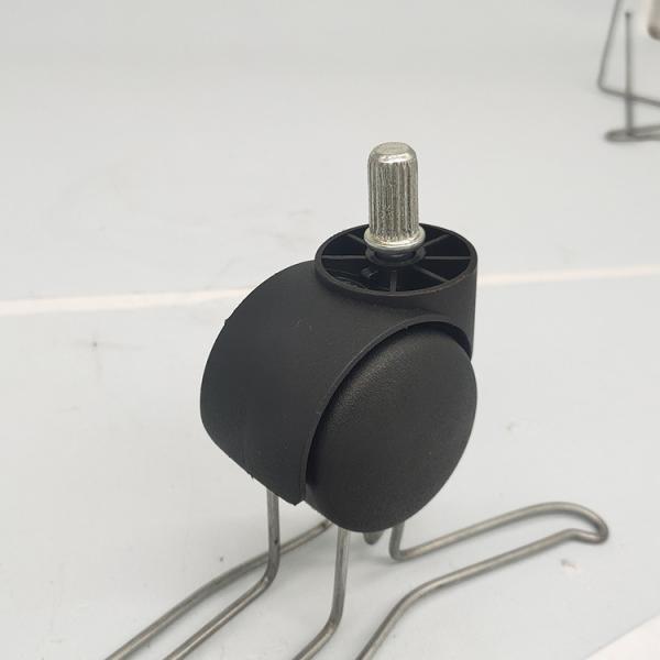 Рицинусы стула офиса нейлона черноты колеса близнеца емкости 77LBS со стержнем 2