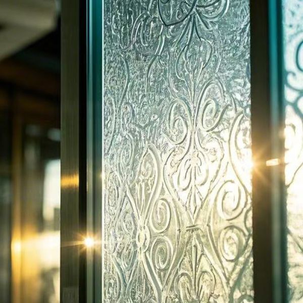 Custom Decorative Glass Panels For Modern Building Windows Shower Partition