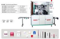 1 Color Round Bottle Screen Printer For Plastic Metal And Glass Materials UV Ink Printing