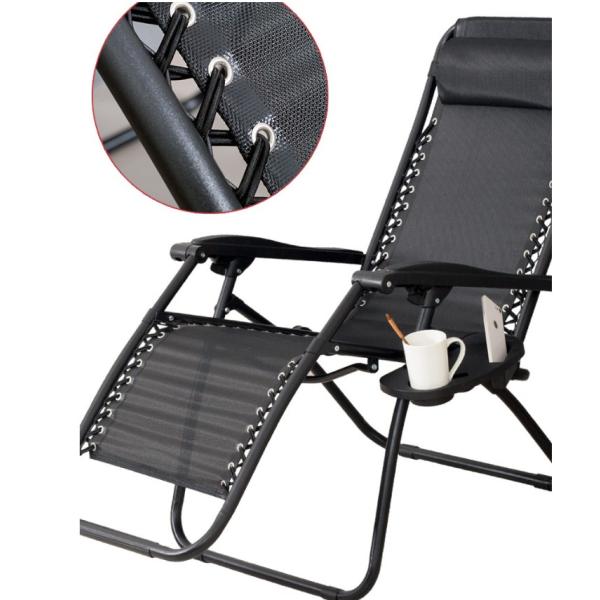 Outdoor Table Heavy Duty Folding Recliner Zero Gravity Chair for Sleeping on the Beach