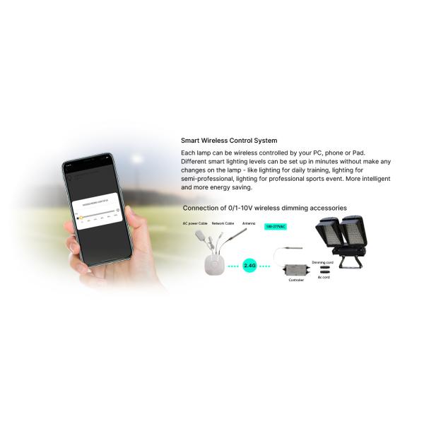 IK08 Outdoor LED Sports Lights 900W Outdoor Area Lighting With Dark Housing