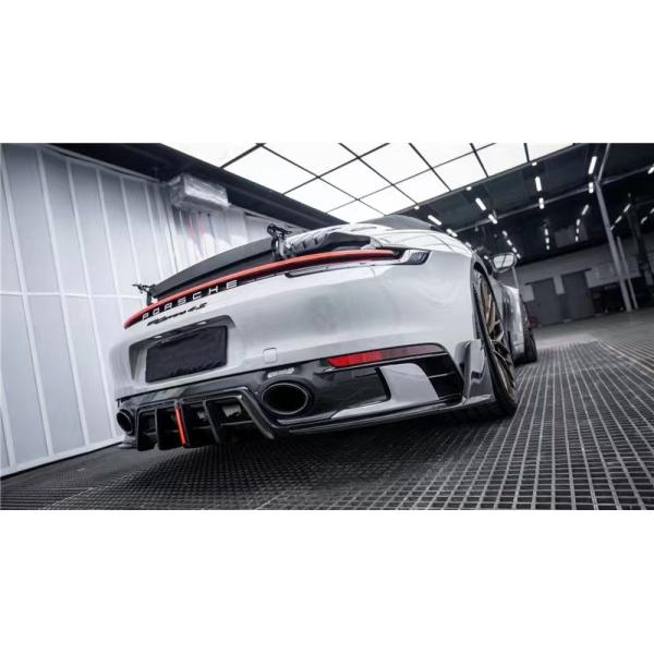 For Porsche 992s Carbon Fiber Body Kit 992s AE Style Dry Carbon Fiber Front Lip Diffuser Spoiler Side Skirt