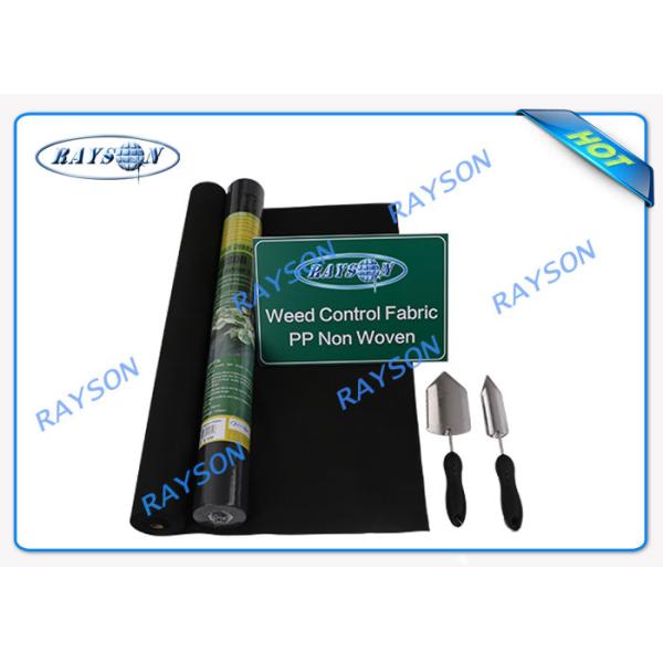 Anti UV Weed Control Garden Mat , Polypropylene Landscape Weed Control Fabric Agriculture Non Woven Cover