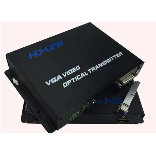 VGA to Composite Video fiber optic Converter Single mode , 20KM distance vga to optical converter