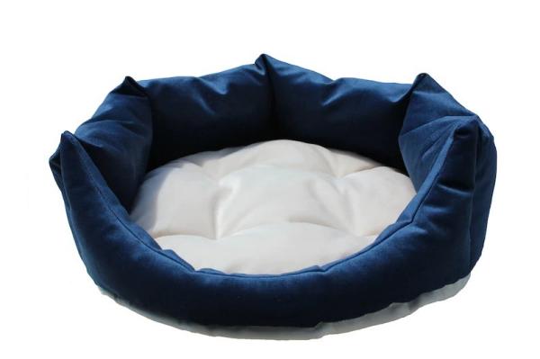 French Bulldog Puppy Calming Pet Bed With Removable Cover Hypoallergenic Fiberfill