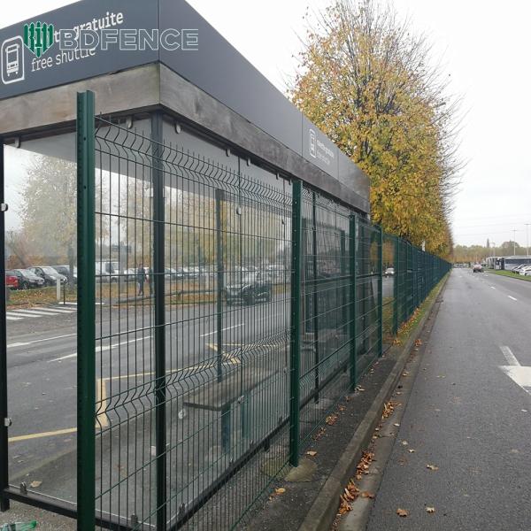 Nursing Home V Mesh Security Fencing Walking Path