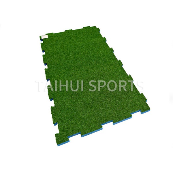 Custom HIC/CFH Tested Playground Shock Pad with 30mm-80mm Thickness and High Water Permeability for Artificial Grass Underlay