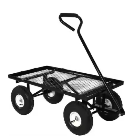 200KGS Capacity Garden Wagon Cart Four wheel Portable Outdoor Garden Cart