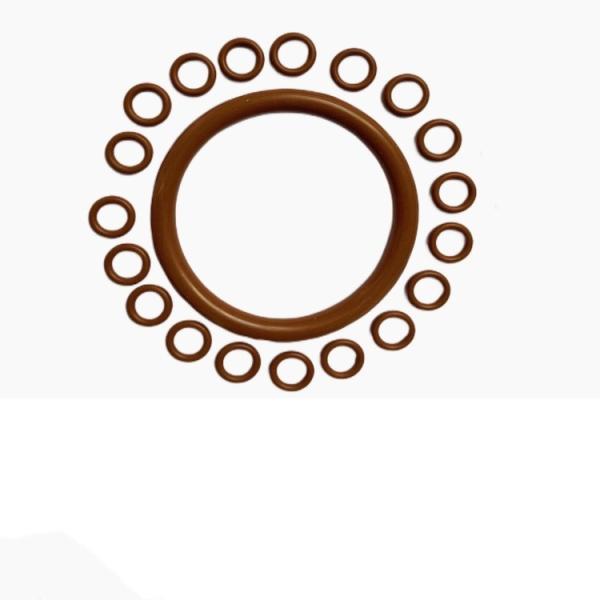 Customer As568 Rubber O Rings Seals FKM NBR Silicone EPDM Rubber Gasket REACH