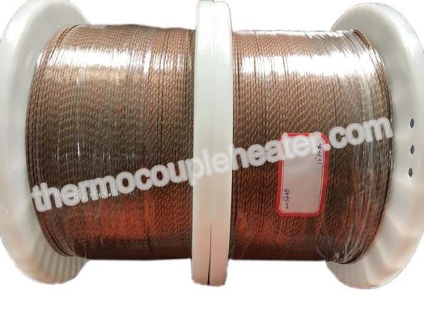 Datilografe o cabo de compesação 24AWG contínuo, padrão americano do par termoelétrico da fibra de vidro de K
