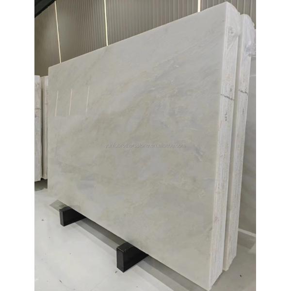 Modern Royal White Onyx Honed Marble Sheet Cut-to-Size Graphic Design Solution for Wall Panel and Dining Table Set