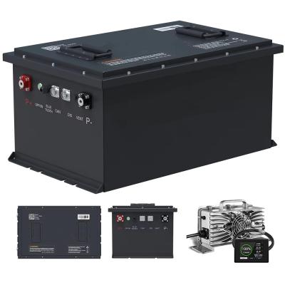 OEM 36V 48V 72V Lithium LiFePO4 Golf Trolly Batteries Pack 100Ah 200Ah