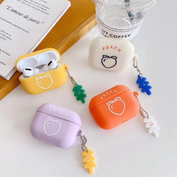 Cute Fruit Airpods Protective Cases  Anti Lost Loop Multi Colors