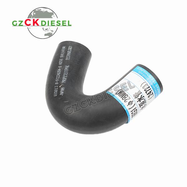 By Pass Water Rubber Hose 8-97224204-0 8972242040 For Isuzu 6BG1 6BD1 Engine