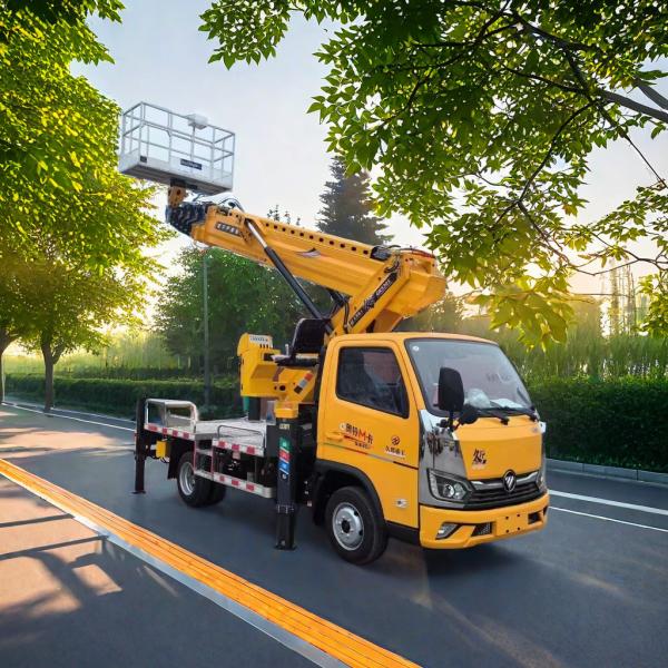 EURO 5 Foton 4*2 Vehicle Mounted Work Platform 24 Meter Aerial Platform Truck Mounted