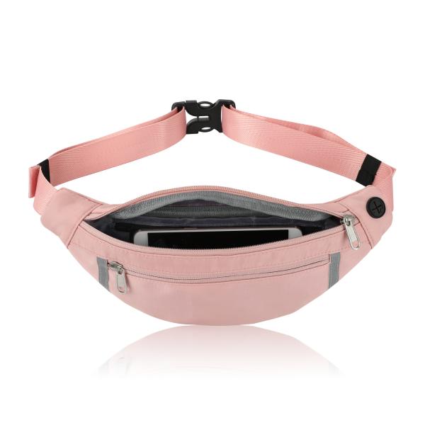 Shoulder Wallet Fanny Pink Custom Waist Bag Hiking Crossbody For Women 12.8X9.6