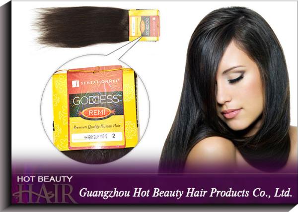 Hot Beauty Peruvian Natural Wave Virgin Human Hair Extensions For Women