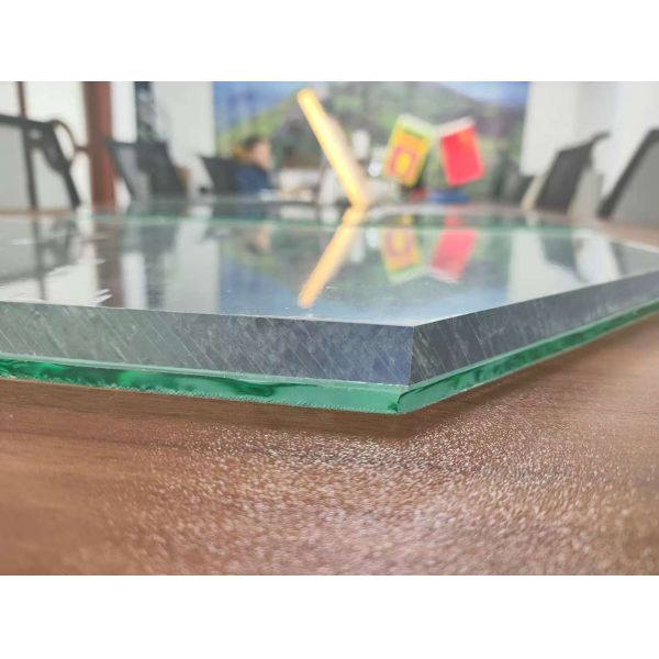 5mm Glass + 1mm Customized Interlayer + 12mm PC Sheet Laminated Composite Glass