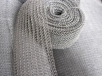 Flexible 8 Mm-1200mm Stainless Steel Knitted Mesh Liquid And Gas Filtering