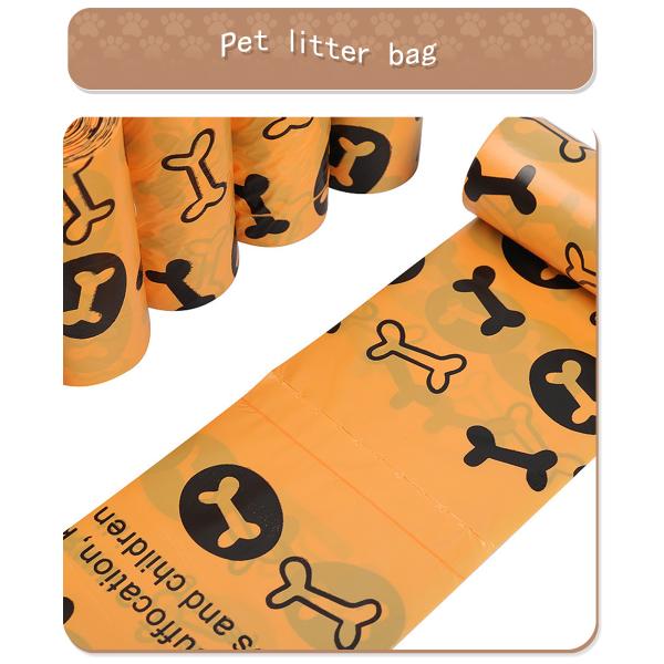 Customize Logo Pet Poop Clean Bags EPI Biodegradable Dog Cat Waste Garbage Bags 315 Count