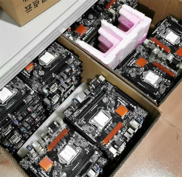 carte mère de bureau H110M personnalisée pour ASROCK H110M DVS LGA1151 DDR4 32G PCI-E 3.0 pour la carte mère de jeux PC